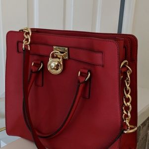 MK red purse